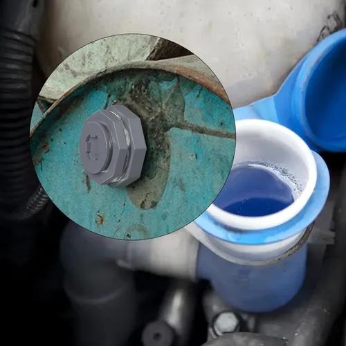 Miniatura 6 de TAISHER 2 piezas de adaptador de conector de tanque de mamparo de PVC negro de 1/2'' con enchufes y junta para tanque de agua, barriles de lluvia