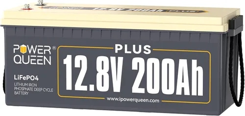Miniatura 16 de Power Queen Paquete de 2 baterías LiFePO4 de 12 V 100 Ah, BMS integrado de 100 A, batería de litio de 2560 Wh, hasta 15000 ciclos, soporte