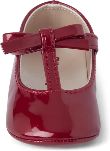 Miniatura 4 de Gymboree Zapatos planos de ballet con lazo rojo para niños unisex