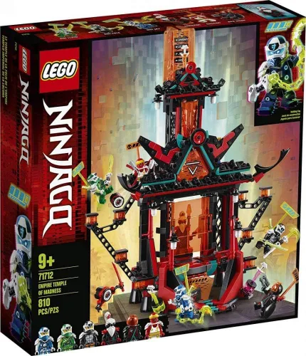 LEGO NINJAGO Empire Temple of Madness 71712 Kit de construcción de templo Ninja (810 piezas)