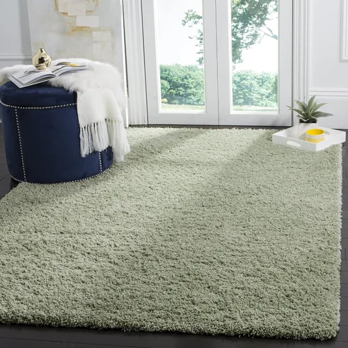 Miniatura 67 de SAFAVIEH Laguna Shag Collection - Alfombra decorativa, 2 pies 3 pulgadas x 4 pies, color beige, diseño sólido, no desprende pelusa y de fácil