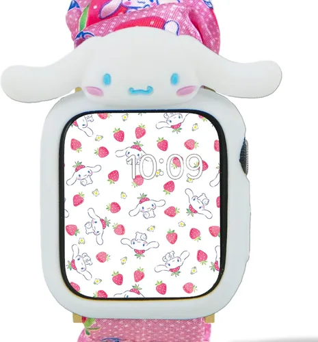 Miniatura 10 de Sonix x Sanrio Apple Watch Cover Estuche Protector de Goma para Apple Watch Estuche de Parachoques Se Ajusta a 38mm/40mm/41mm Chococat