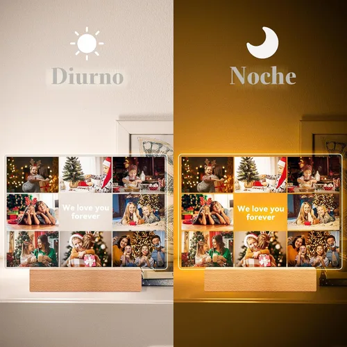 Miniatura 4 de Bulaient Marcos de fotos personalizados con foto, marco de fotos personalizado, marco de fotos personalizado, regalos de aniversario personalizados