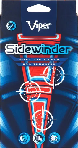 Miniatura 8 de Viper Sidewinder 80% tungsteno Dardos de punta suave, 18 gramos