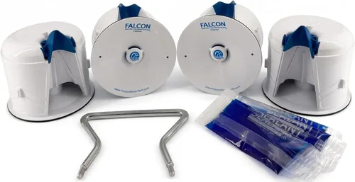 Miniatura 3 de WaterFree - Cartucho urinario (4 unidades) - Falcon + Sloan WES-150 FWFC Compatibilidad universal - Incluye cartucho urinario sin agua, sellador