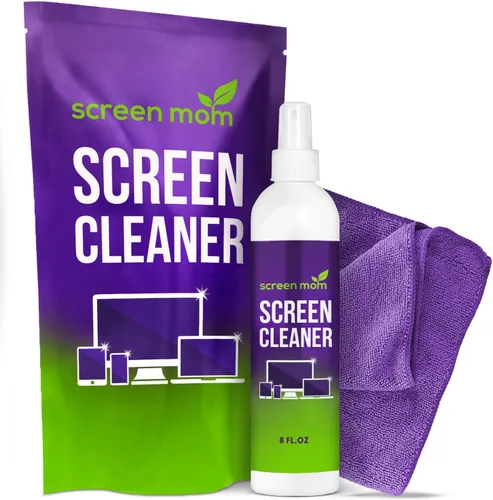 Screen Mom Kit de limpieza de pantalla para TV LED y LCD, monitor de computadora, teléfono, computadora portátil y pantallas de iPad, incluye