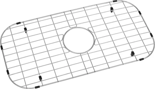 Miniatura 12 de Rejilla de fregadero de cocina Zeesink, protectores de fregadero de 18 1/2" X 13 3/8", rejilla de fregadero de acero inoxidable con drenaje central