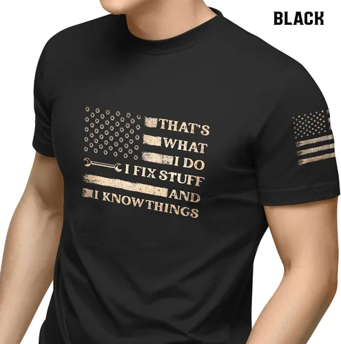 Miniatura 4 de Camiseta I Fix Stuff para hombre, camiseta Know Things 11