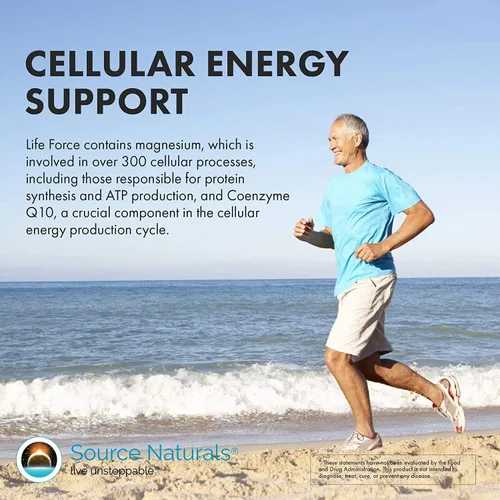 Miniatura 5 de Source Naturals Life Force Multivitamínico diario múltiple Vitaminas esenciales de alta potencia, minerales, antioxidantes y nutrientes – Energía