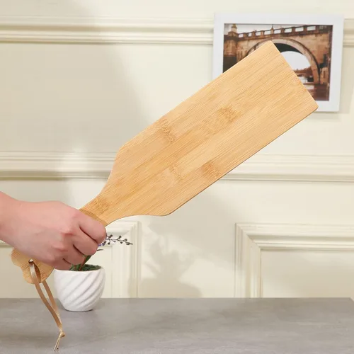 Miniatura 7 de Paleta de bambú, paleta lisa y duradera de 16.5 pulgadas