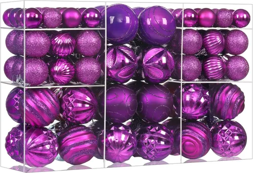 Miniatura 8 de 100pcs 4th of July Tree Ornaments and Decorations Patriotic Ornaments for Independence Day Shatterproof Hanging Red White and Blue Ball Star