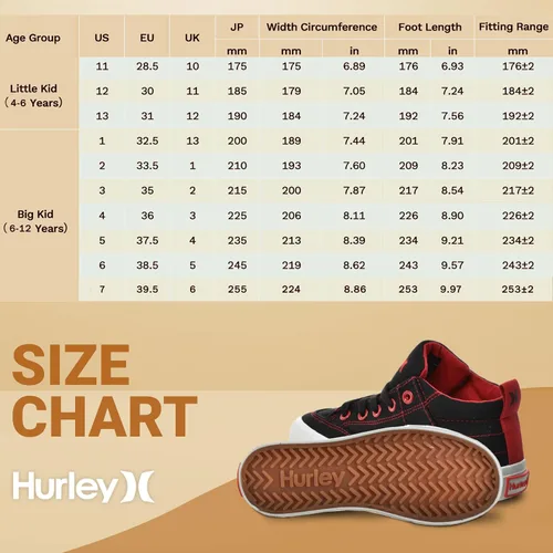 Miniatura 6 de Hurley Roddy - Tenis deportivos para niños y niñas