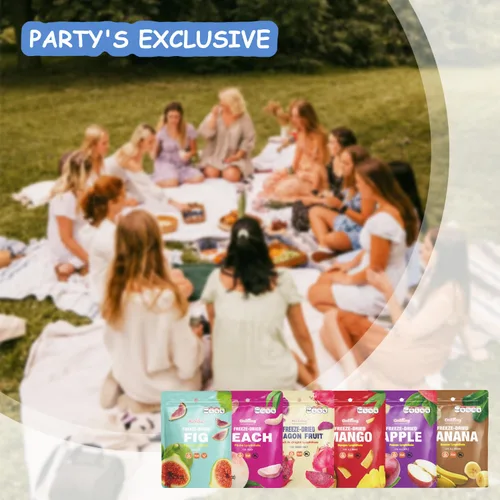 Miniatura 6 de ONETANG Fruta mixta liofilizada, paquete de 12 unidades, sin OMG, Kosher, sin azúcar añadida, sin gluten, vegano, regalos de vacaciones, aperitivo