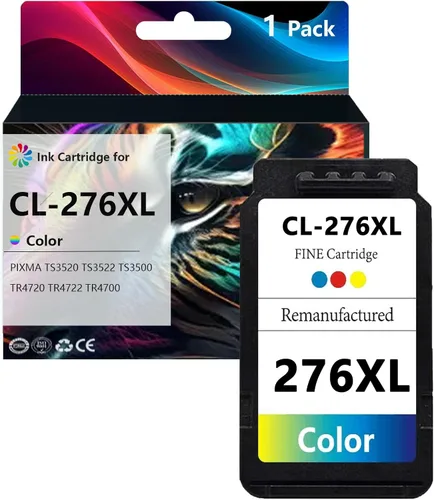 Miniatura 9 de PG-275XL - Cartuchos de tinta de color negro CL-276XL compatibles con impresoras Canon PG-275XL CL-276XL para impresoras Canon PIXMA TS3520 TS3522