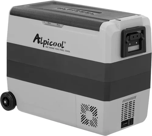 Miniatura 10 de Alpicool T50 Control de temperatura dual de 12 voltios, refrigerador portátil de 53 cuartos para coche, congelador (-4 °F ~ 68 °F) para camión, RV