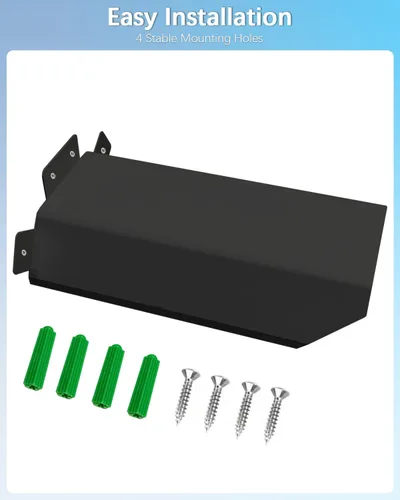 Miniatura 8 de Cubierta Universal para Cámara de Seguridad - Protector Solar y de Lluvia, Techo Protector Impermeable para Cámaras Domo y Bala de Exterior