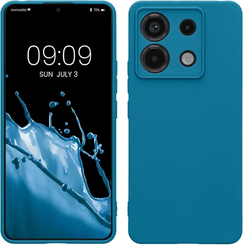 Miniatura 70 de kwmobile Funda compatible con Xiaomi Redmi Note 11 / Note 11S - Funda protectora de silicona TPU suave y delgada - Azul Báltico