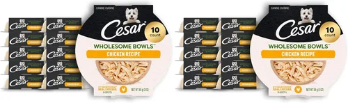 Miniatura 18 de Cesar Wholesome Bowls - Comida húmeda para perros adultos, carne de res, pollo, patatas moradas y zanahorias, comida húmeda para perros, 3 oz. por