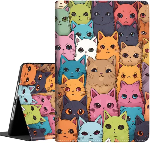 Miniatura 27 de Funda para 9.7 pulgadas 2017 2018/iPad air/iPad Air 2, apagado automático/encendido multiángulo de visión delgada folio caso de la cubierta
