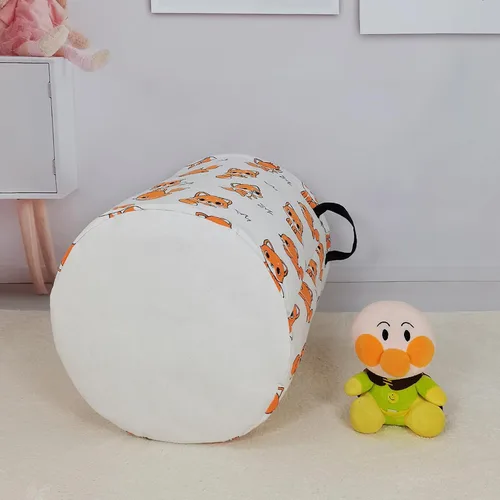 Miniatura 7 de Cesta de lona plegable para lavandería, cesta organizadora para almacenamiento de juguetes, cestas de regalo, ropa de dormitorio, ropa de niños, Fox