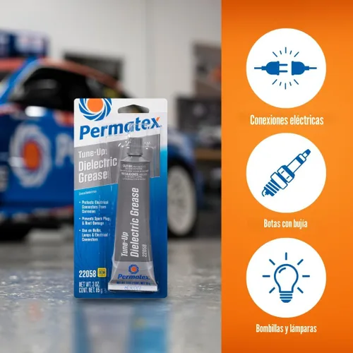 Miniatura 4 de Permatex 81150 grasa dieléctrica de afinación, tubo de 0.33 oz, plateado