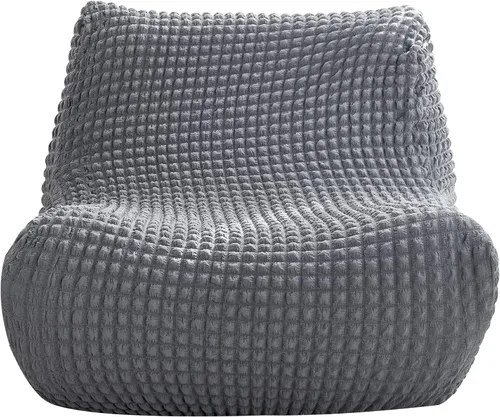 Miniatura 12 de TOPCHANCES Funda para silla Fireside, funda elástica para tumbona sin brazos, para sofá y muebles, protector de puf con parte inferior elástica