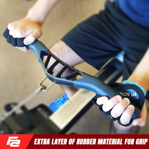 Miniatura 7 de Guantes de entrenamiento Fit Active Sports para el gimnasio - Agarres duraderos para el gimnasio y almohadillas de agarre - Acolchado de goma