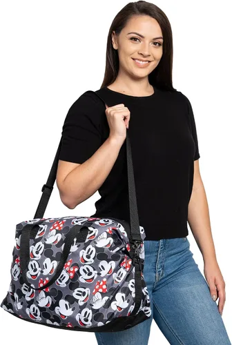 Miniatura 2 de Disney Tote Duffel Bag Mickey Mouse Friends All Over Print Weekender Travel