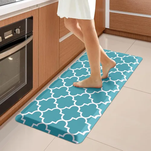 Miniatura 23 de WISELIFE - Tapete antifatiga para piso de 4/5 pulgadas, tapete de cocina antideslizante, impermeable, resistente, ergonómico, cómodo, duradero