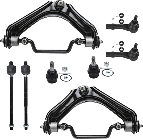 Miniatura 283 de Detroit Axle - Kit de brazos de control de extremo delantero de 8 piezas para Dodge Dakota 00-04, Durango 00-03, 4 brazos de control superior e