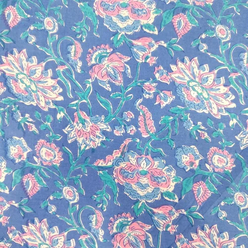 Miniatura 6 de Trade Star Tela de tintes naturales para correr de 3 yardas, 100% tela de algodón suave, hecha a mano, tela de estampado floral para coser por