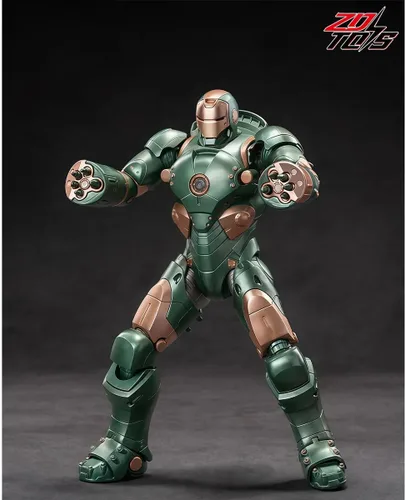Miniatura 4 de ZD Toys Anniversary Series - Figura de acción de coleccionista de Iron Hero MK37 a escala 1/10