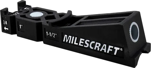 Miniatura 7 de Milescraft Pocket Jig 200XCJ - Juego de herramientas para carpintería con plantillas de agujero de bolsillo de doble cañón y cañón simple