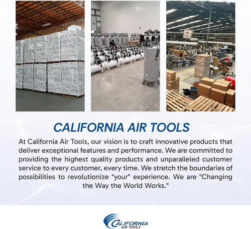 Miniatura 6 de California Air Tools CAT-1P1060S Ligero y silencioso compresor de aire portátil, color plata