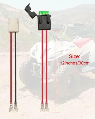 Miniatura 2 de Arnés de cableado de batería de 4 pines y 2 cables para Razor Dirt Quad Dune Buggy MX350 MX400 PR200 Pocket Mod Bella Betty Bistro Daisy Sport Mod
