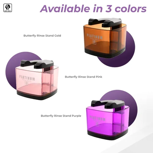 Miniatura 4 de SKULL SHAVER Soporte de enjuague Butterfly Platinum - Púrpura