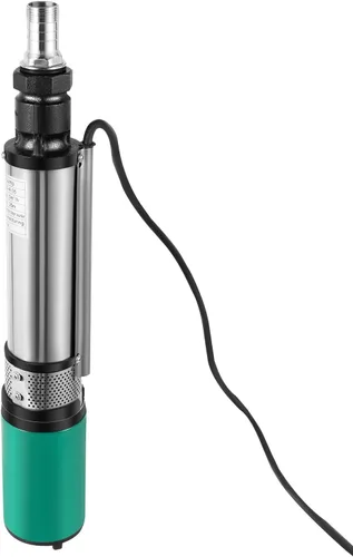 Bomba sumergible de pozo profundo, 24 V, 320 W, 4500 r/min, bomba de pozo profundo de 3 m³/h con cable eléctrico de 52.5 pies, bombas de agua de
