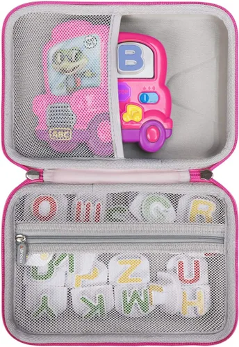 Miniatura 9 de Aproca Funda compatible con el juego de letras magnéticas LeapFrog Fridge Phonics, bolsa de almacenamiento portátil para accesorios (solo funda)