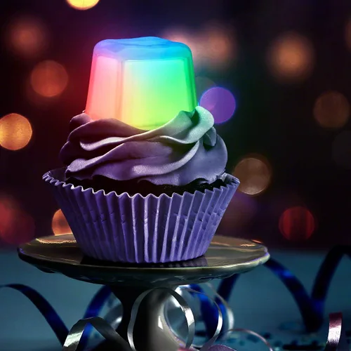 Miniatura 4 de Juego de 12 cubos de hielo LED multicolor de Hollywood Ice