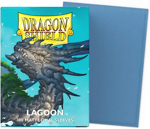 Miniatura 2 de Dragon Shield Fundas para cartas de tamaño estándar dual mate 100 unidades - Fundas TCG premium suaves y resistentes - Compatibles con Pokémon