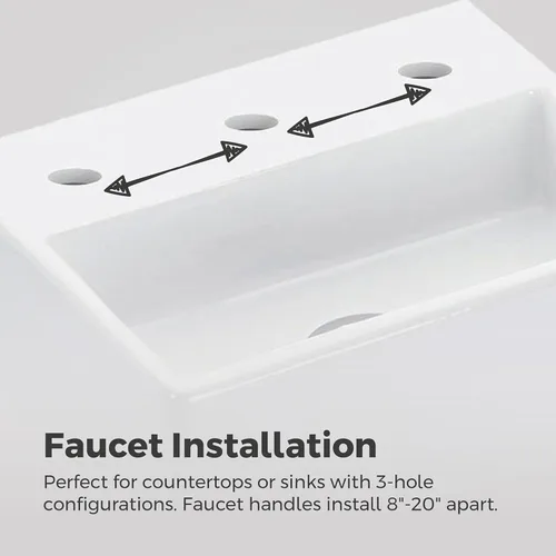 Miniatura 3 de Pfister Courant LF049COKK - Grifo de lavabo de baño de 8 pulgadas, 3 agujeros, 2 manijas, níquel cepillado, con drenaje a presión y sellado