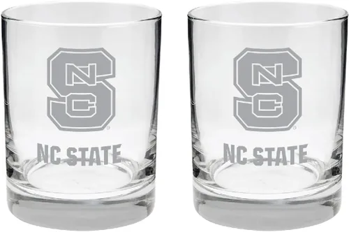 Miniatura 33 de Texas A&M Aggies - Juego de 2 vasos (2 caras), acabado satinado, roca (o whisky)