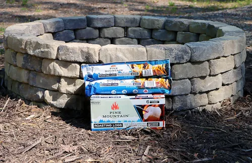 Miniatura 4 de Pine Mountain Troncos para Asar, leña de cocina para fogata, chimenea, hoguera, uso en interiores y exteriores, paquete de 6