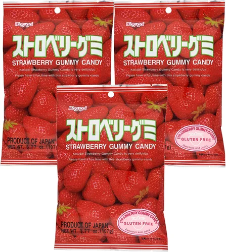 Miniatura 6 de Kasugai Fruit Assort - Caramelos de gomitas de 3.59 onzas (paquete de 3)