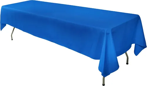 Miniatura 35 de GEFEII Servilletas de tela de poliéster sólido de 18 x 18 pulgadas para cocina, mantel rectangular cuadrado redondo para bodas, fiestas