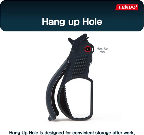 Miniatura 7 de TENDO Basic Line SJ-50M Navy Dispensador de cinta de embalaje inteligente, pistola de cinta de fácil corte, para cinta de 45 ~ 1.969 in de ancho