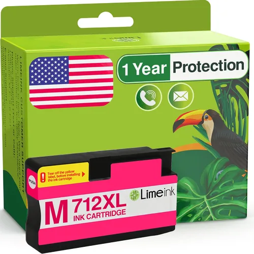 Limeink Cartuchos de tinta de repuesto compatibles para HP 712 cartuchos de tinta 712XL para impresoras de trazador DesignJet T650 T630 T230 T210 1