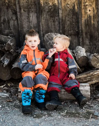 Miniatura 4 de OAKI Traje de Lluvia y Sendero - El Mejor Traje de Lluvia para Niños y Niñas Pequeñas - Overol de Lluvia Muddy Buddy Perfecto para Niños Pequeños