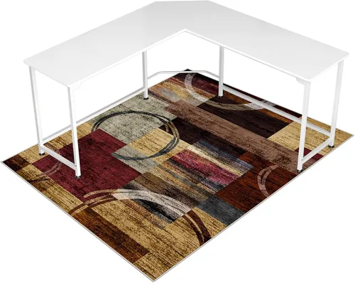 Miniatura 10 de Tapete para silla de oficina para suelo de madera dura y azulejos, 36" x 48" tapete resistente para silla de escritorio para suelos duros, alfombra