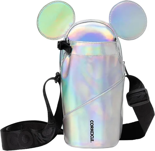Corkcicle Bolsa cruzada para botella de agua, correa ajustable, bolsillo interior acolchado, se adapta a vasos de 16 a 40 onzas, regalo de verano,